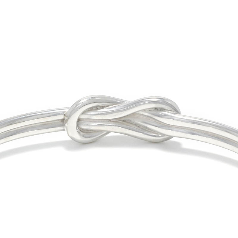 Suman Dhakhwa（スーマンダックワ） Eternal Knot Bangle Silver