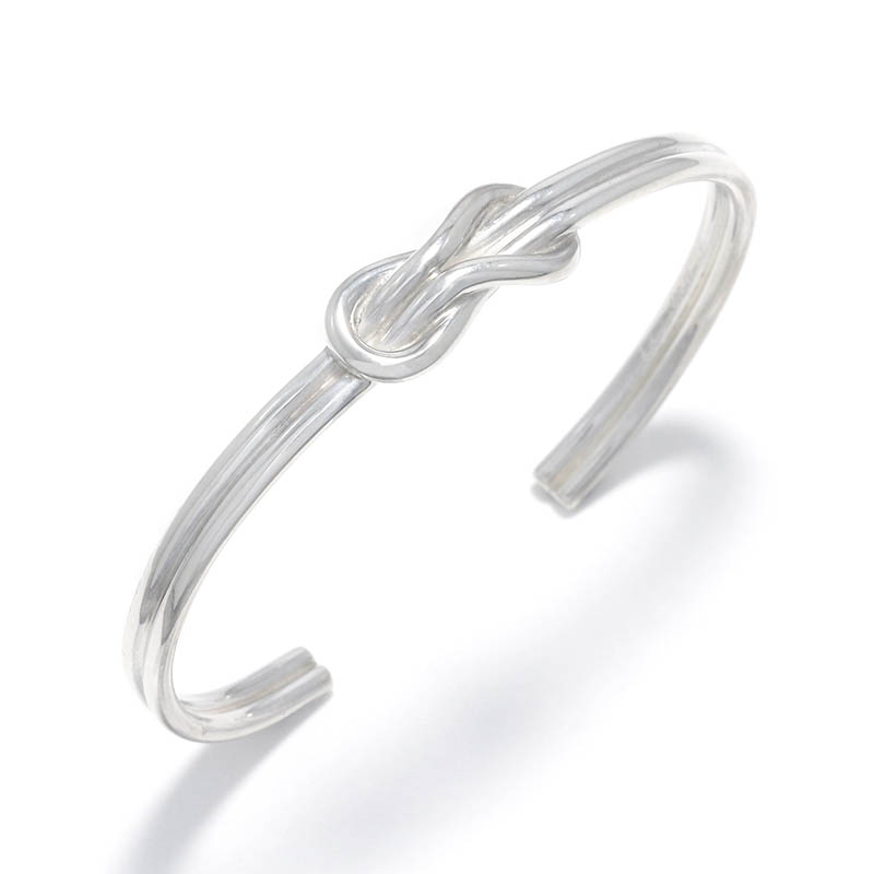 Suman Dhakhwa（スーマンダックワ） Eternal Knot Bangle Silver
