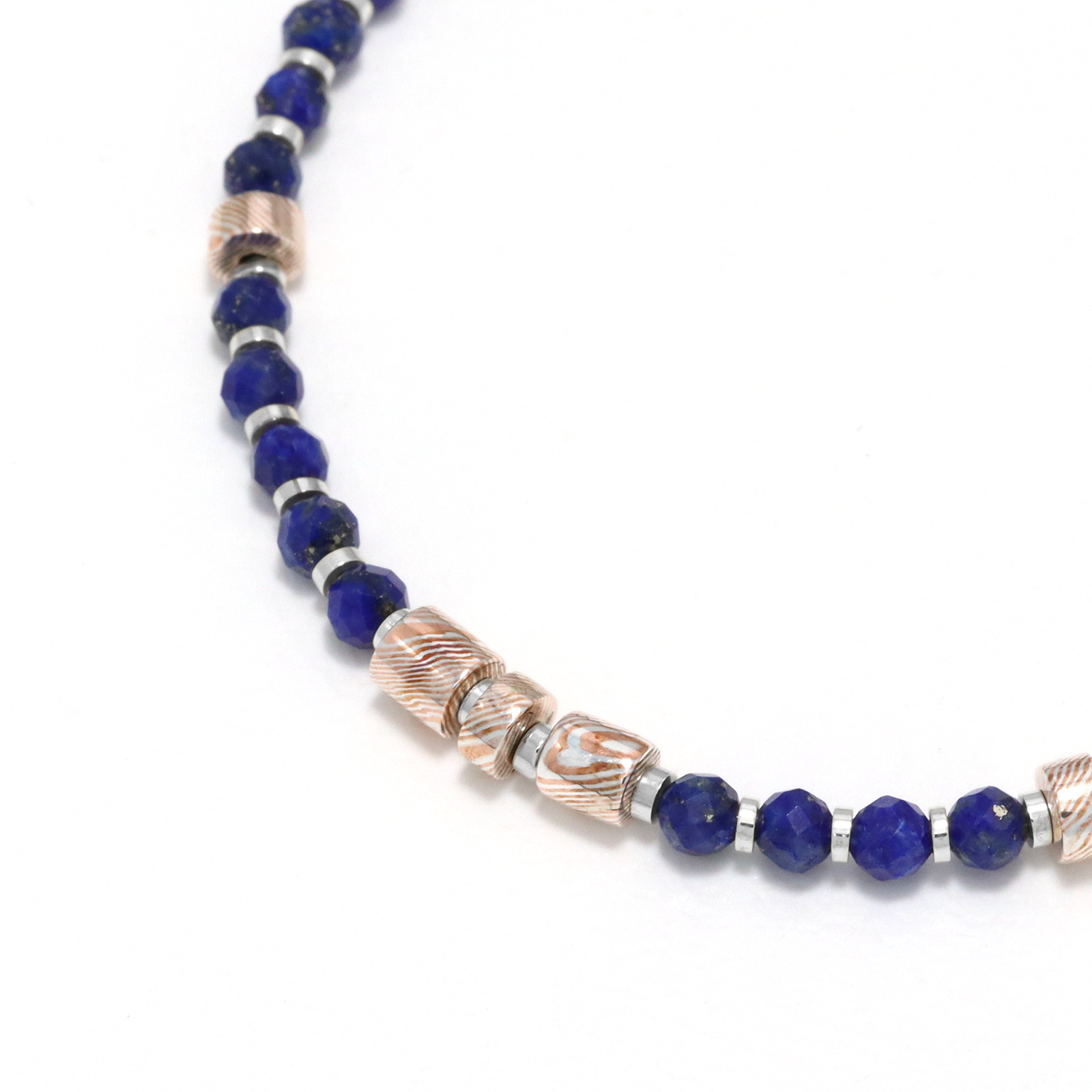 Suman Dhakhwa（スーマンダックワ） MOKUME Slice Beads Bracelet
