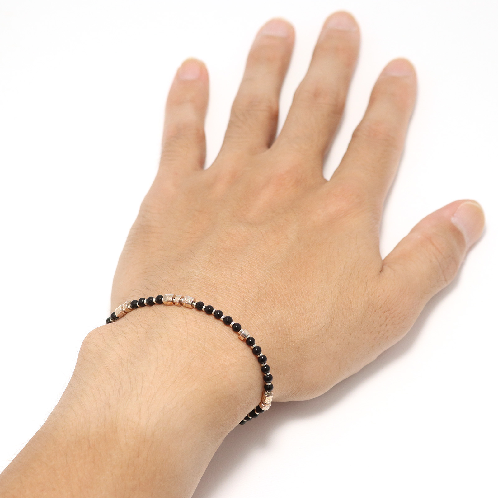 Suman Dhakhwa（スーマンダックワ） MOKUME Slice Beads Bracelet 