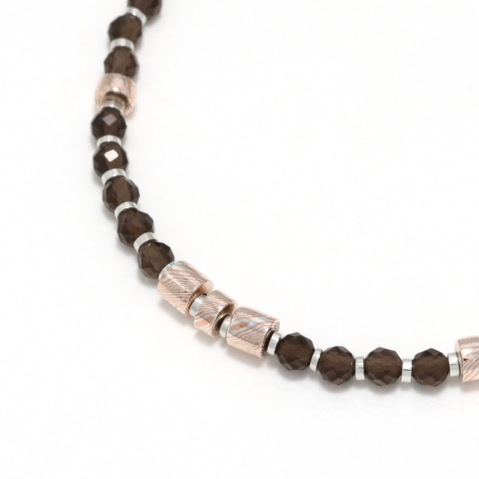 Suman Dhakhwa（スーマンダックワ） MOKUME Slice Beads Bracelet