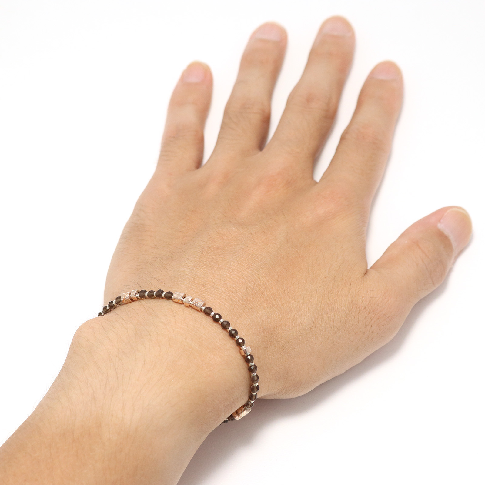 Suman Dhakhwa（スーマンダックワ） MOKUME Slice Beads Bracelet 
