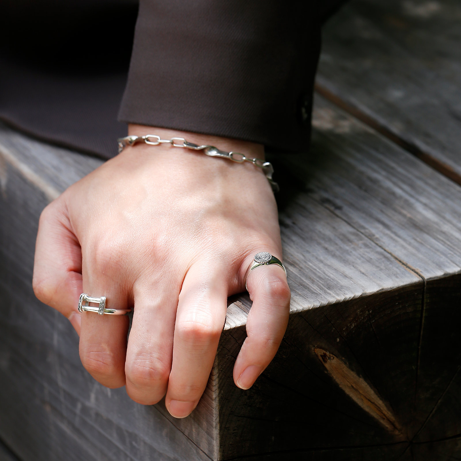 専用！！　スーマンダックワ　ブレスレット　木目金　シルバー925　アクセサリー Suman Dhakhwa（スーマンダックワ） Nature Twisted Chain Bracelet