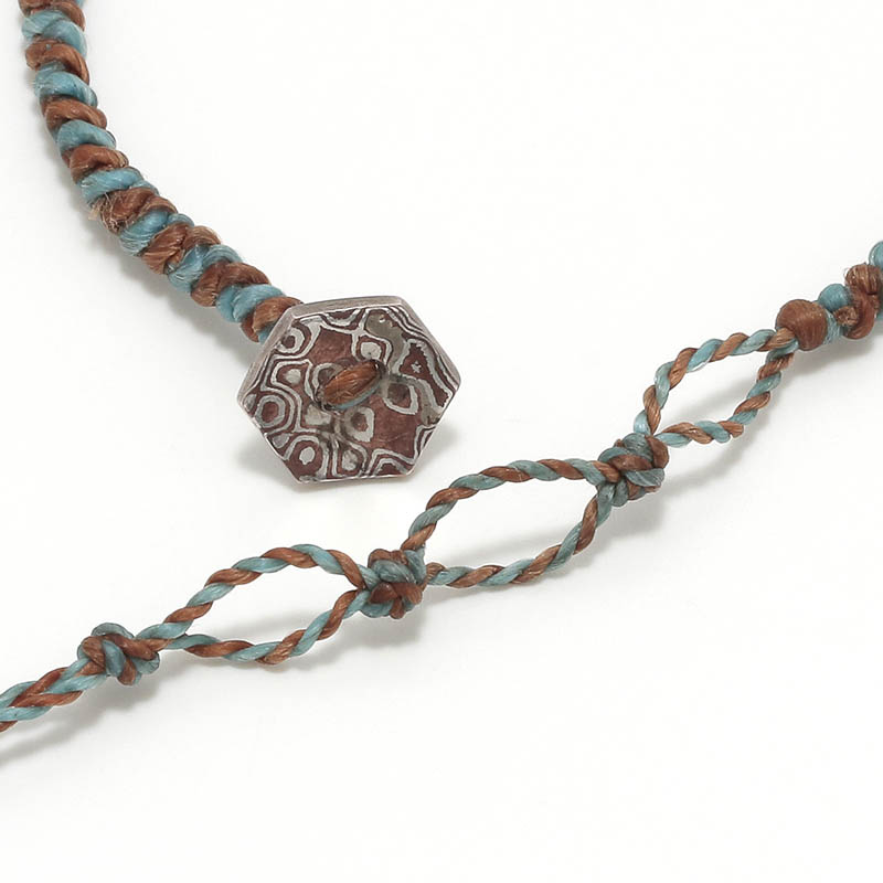 Suman Dhakhwa（スーマンダックワ） Octagon Cord Bracelet w