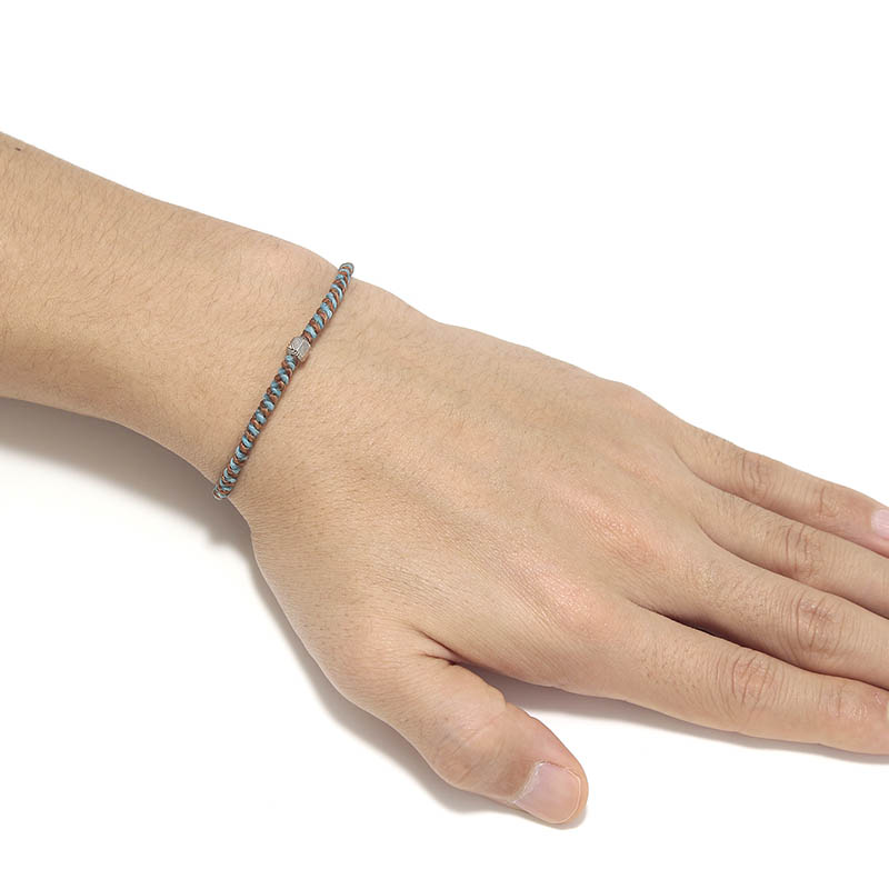 Suman Dhakhwa（スーマンダックワ） Octagon Cord Bracelet w/Bead