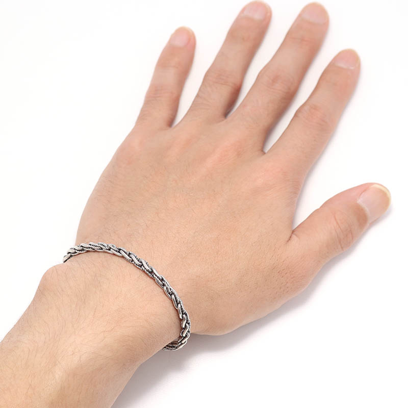 Suman Dhakhwa（スーマンダックワ） Twist Chain Bracelet 4mm 