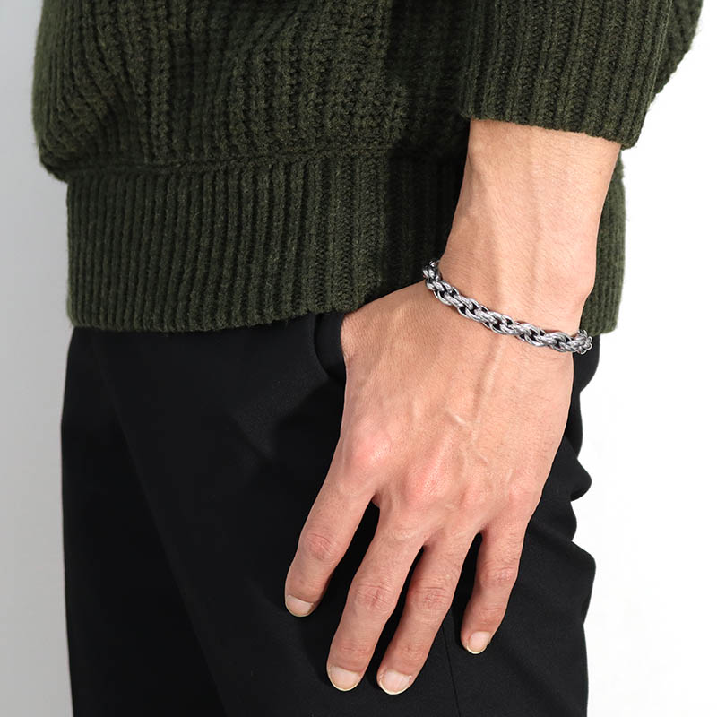 Suman Dhakhwa（スーマンダックワ） Trinity Chain Bracelet 8mm 