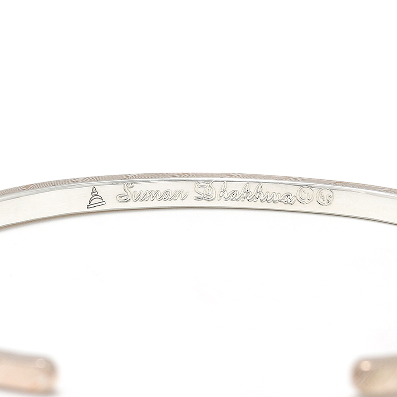 Suman Dhakhwa（スーマンダックワ） MOKUME Narrow Flat Cuff（モクメ