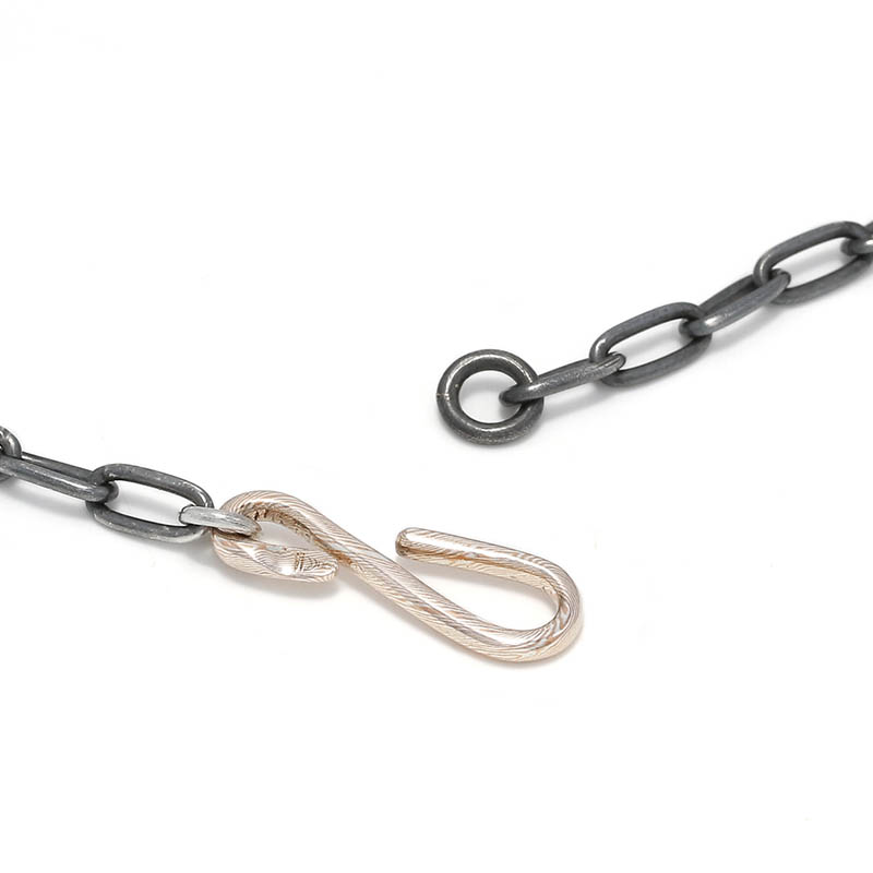 Suman Dhakhwa（スーマンダックワ） Round Silver Chain w/MOKUME Hook