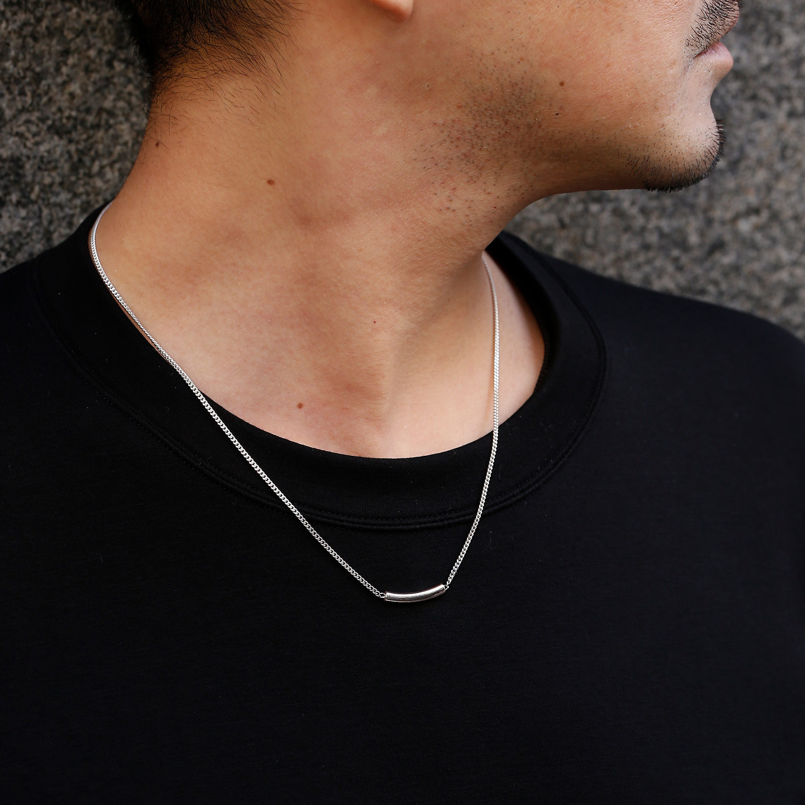 Suman Dhakhwa（スーマンダックワ） MOKUME Curve Plate Necklace