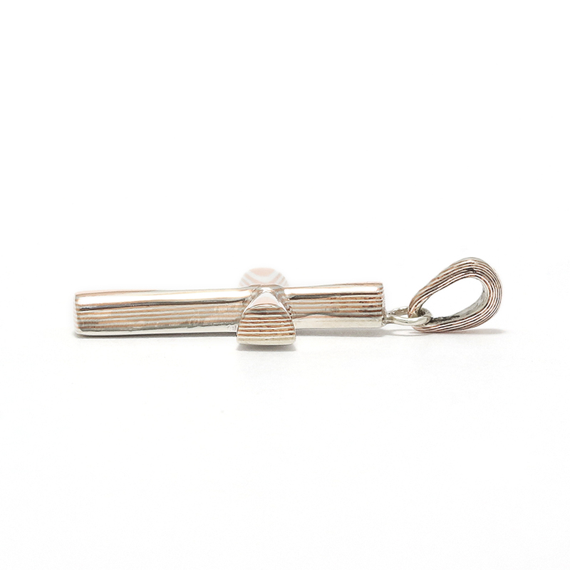 Suman Dhakhwa（スーマンダックワ） Mokume Cross Pendant（モクメ