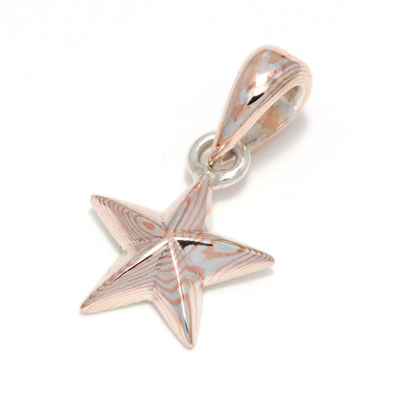 Basic MOKUME Star Pendant