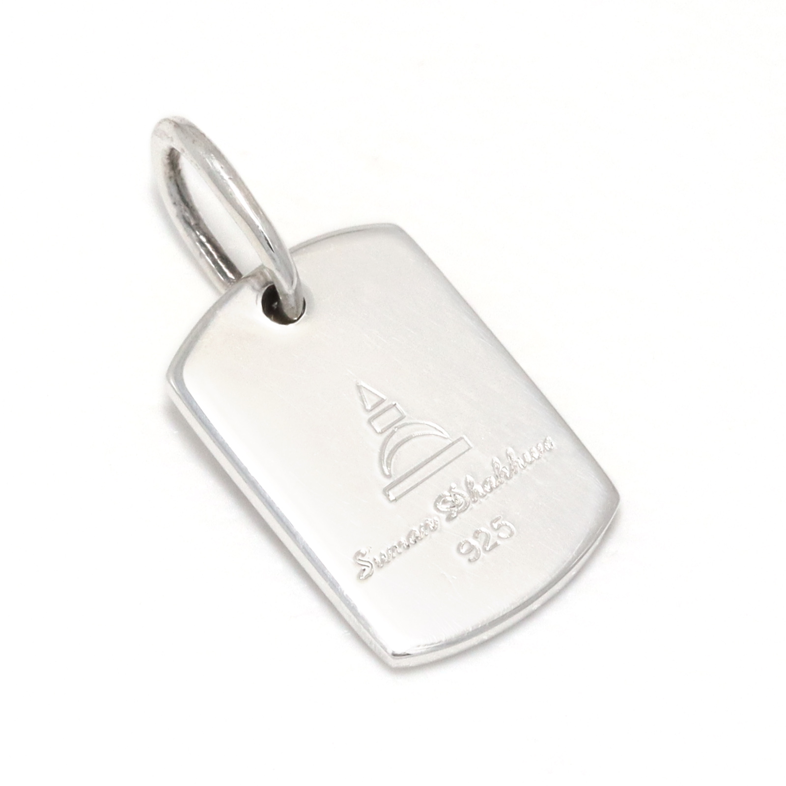 Suman Dhakhwa（スーマンダックワ） Silver Lotus Carved Dog Tag