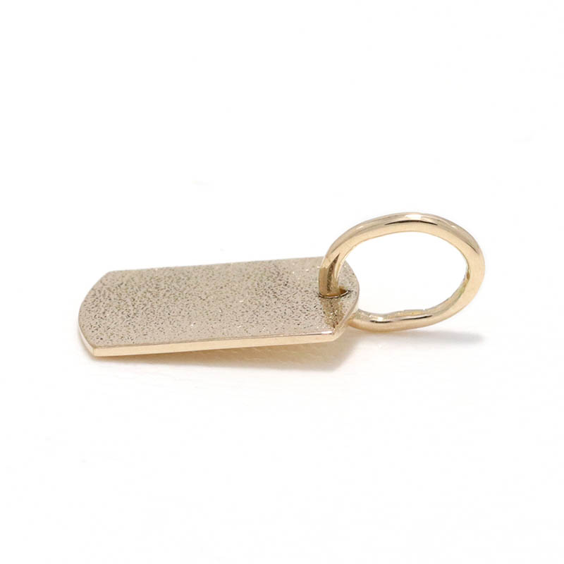Suman Dhakhwa（スーマンダックワ） 10K YG Small Sandblast Dog Tag