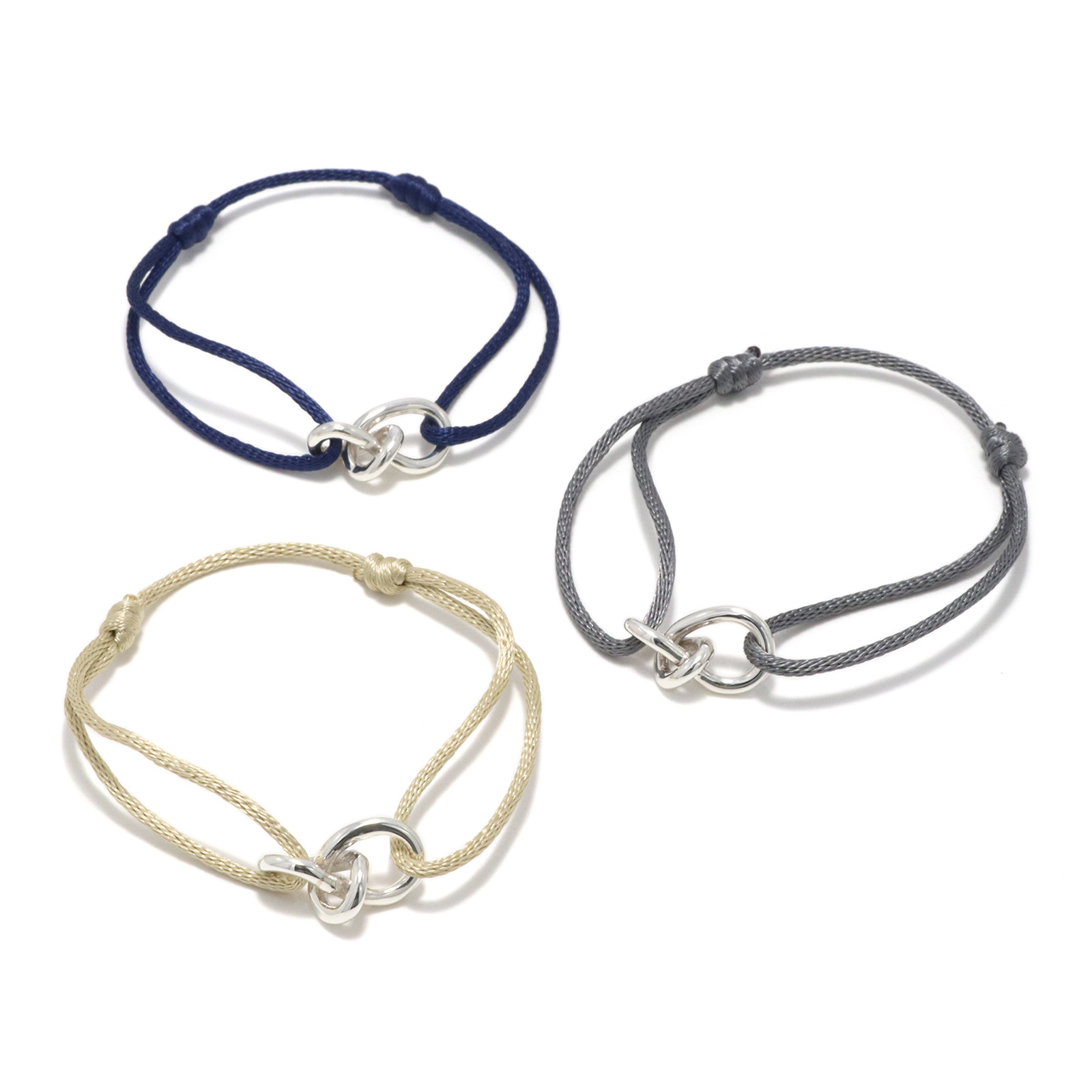Suman Dhakhwa（スーマンダックワ） Eternal Knot Charm Cord Bracelet 
