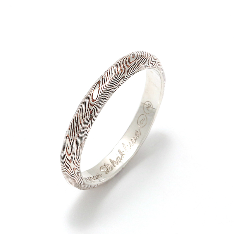 Suman Dhakhwa（スーマンダックワ） MOKUME Hammer Combination Ring