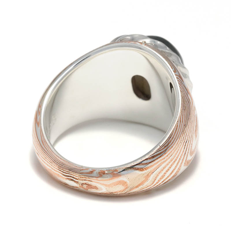 スーマンダックワ Valhalla リング 指輪 17号 シルバー925 木目金 Suman Dhakhwa（スーマンダックワ） Silver Twist Top Ring w