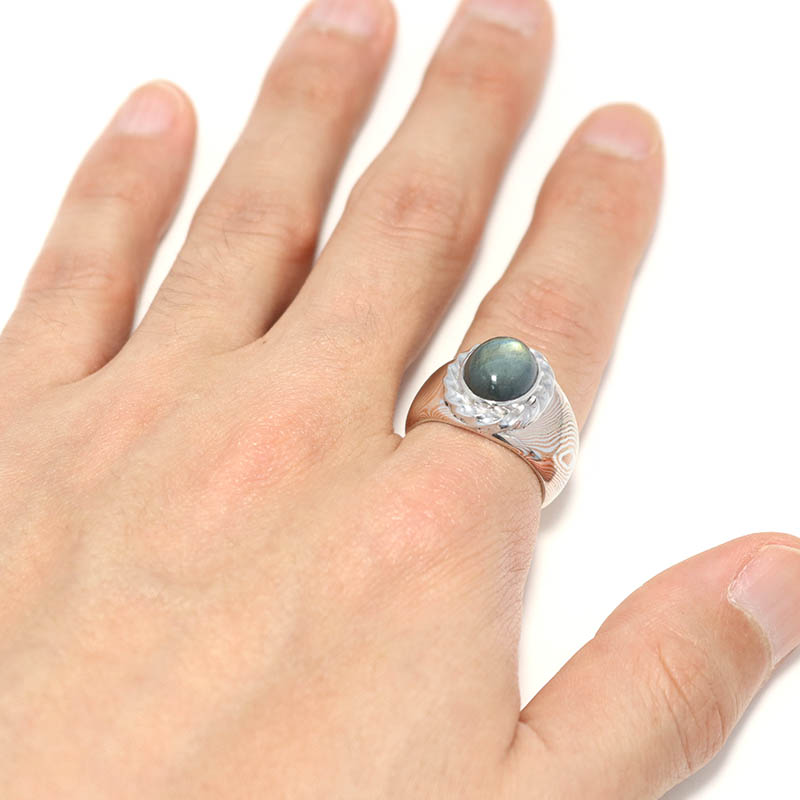 Suman Dhakhwa（スーマンダックワ） Silver Twist Top Ring w