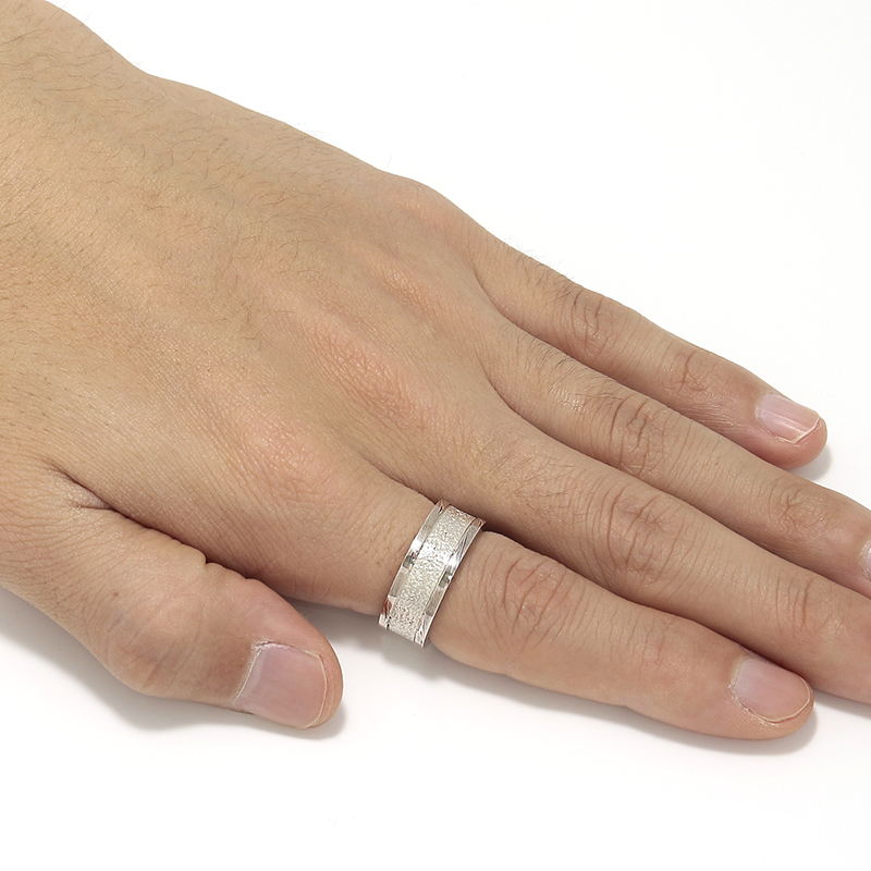 Suman Dhakhwa（スーマンダックワ） MOKUME Border Sandblast Ring