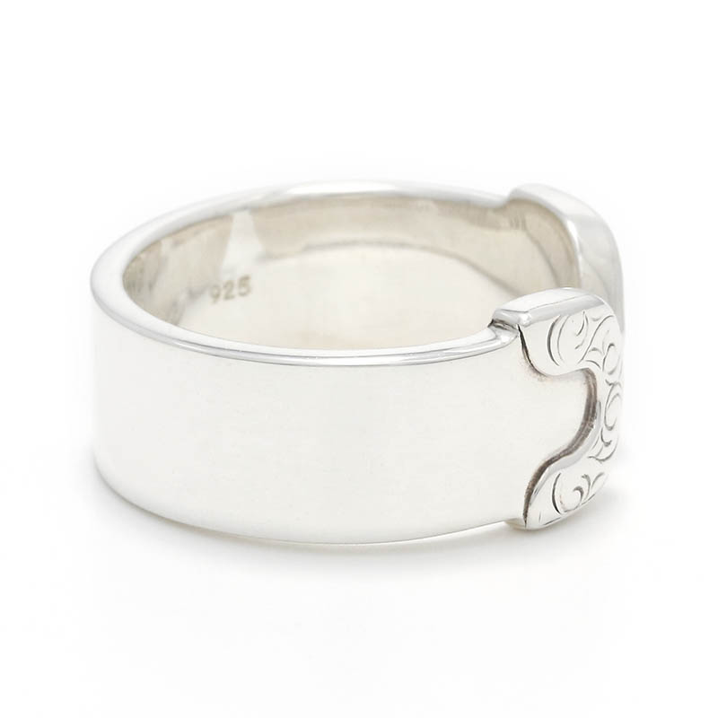 Suman Dhakhwa（スーマンダックワ） Lotus Ring Plain / Silver