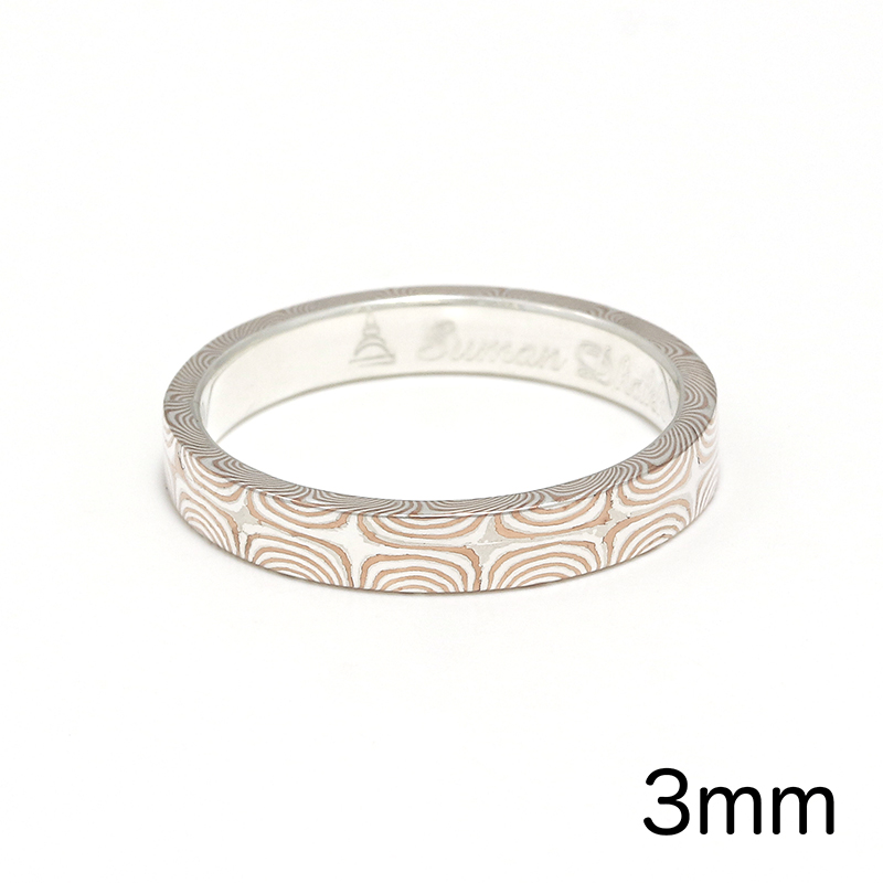 Suman Dhakhwa（スーマンダックワ） Star Pattern MOKUME Flat Band