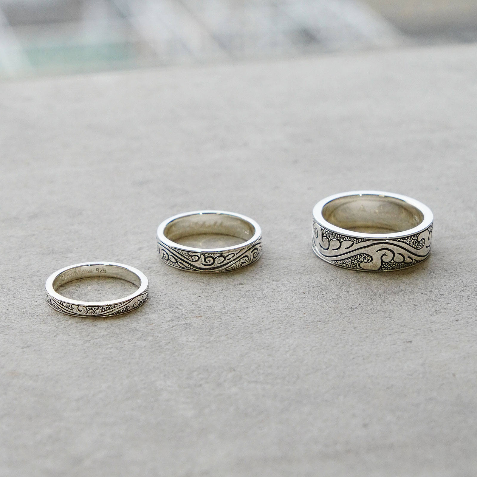 Suman Dhakhwa（スーマンダックワ） Leaf Carving Flat Ring（リーフ
