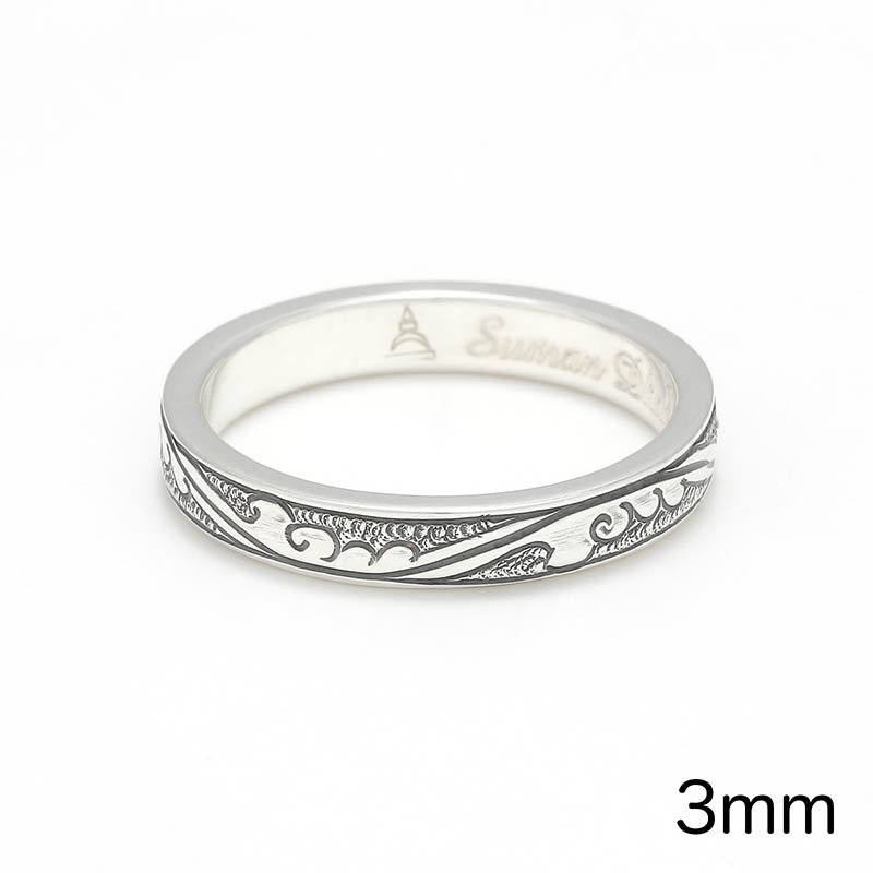Suman Dhakhwa（スーマンダックワ） Leaf Carving Flat Ring（リーフ
