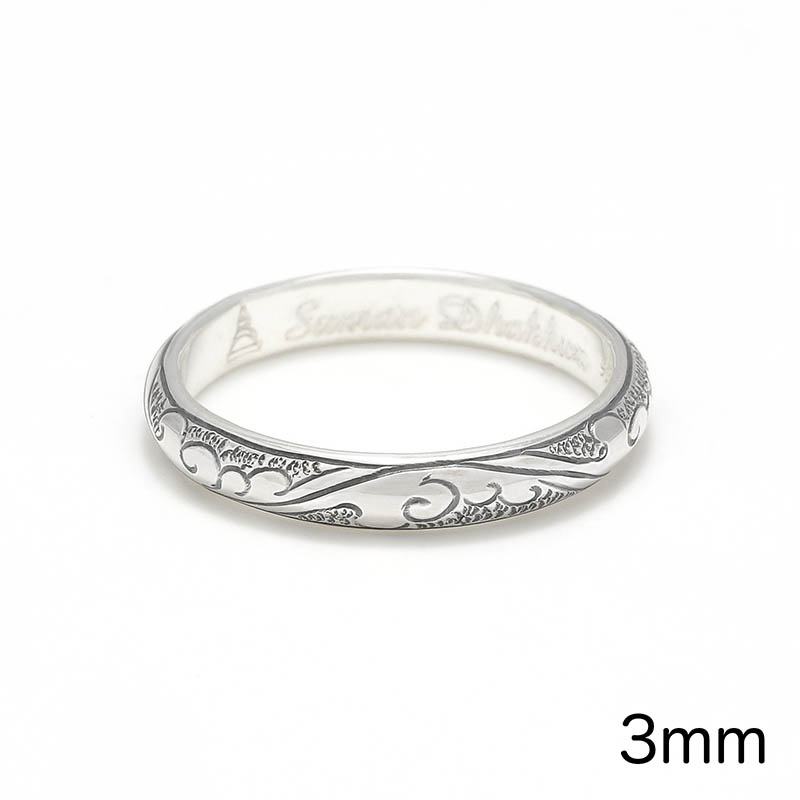 Suman Dhakhwa（スーマンダックワ） Leaf Carving Round Ring（リーフ