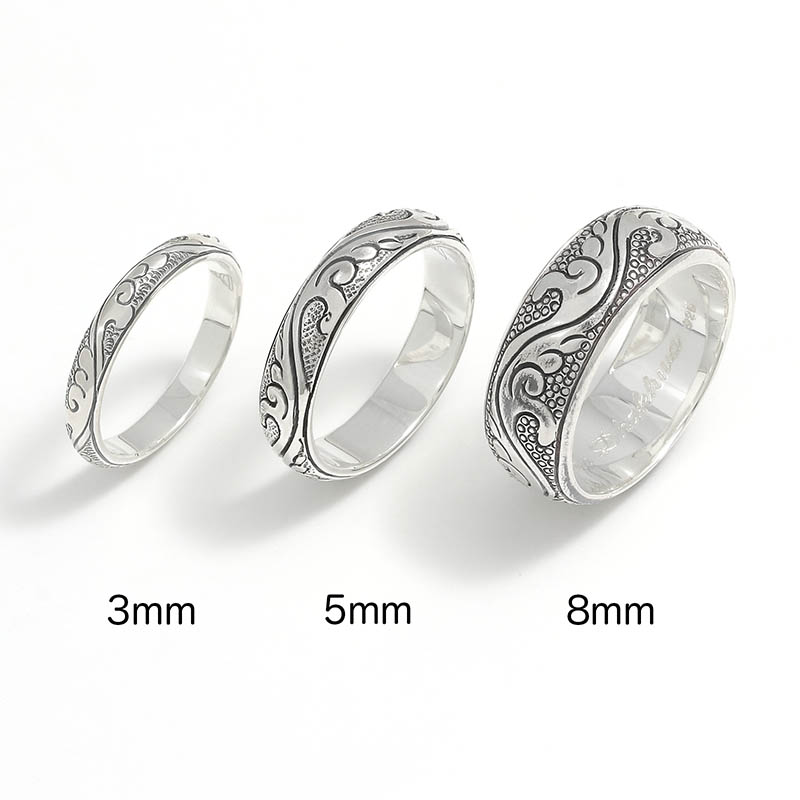 Suman Dhakhwa（スーマンダックワ） Leaf Carving Round Ring（リーフ