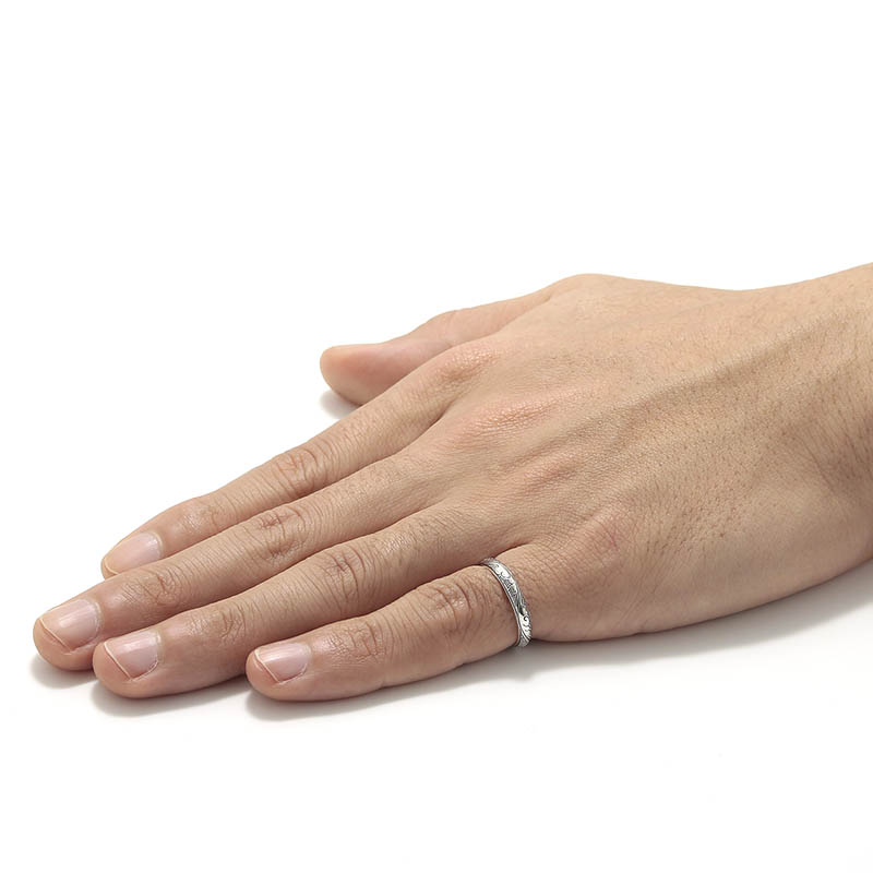 Suman Dhakhwa（スーマンダックワ） Leaf Carving Round Ring（リーフ