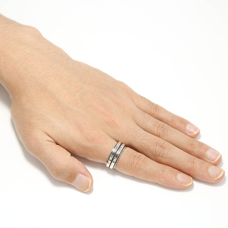 Suman Dhakhwa（スーマンダックワ） Mokume Rivet Ring（モクメ