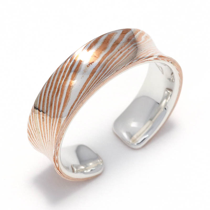 MOKUME Curvature Open Ring