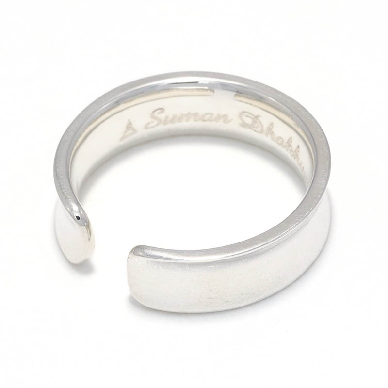 Suman Dhakhwa（スーマンダックワ） Silver Curvature Open Ring