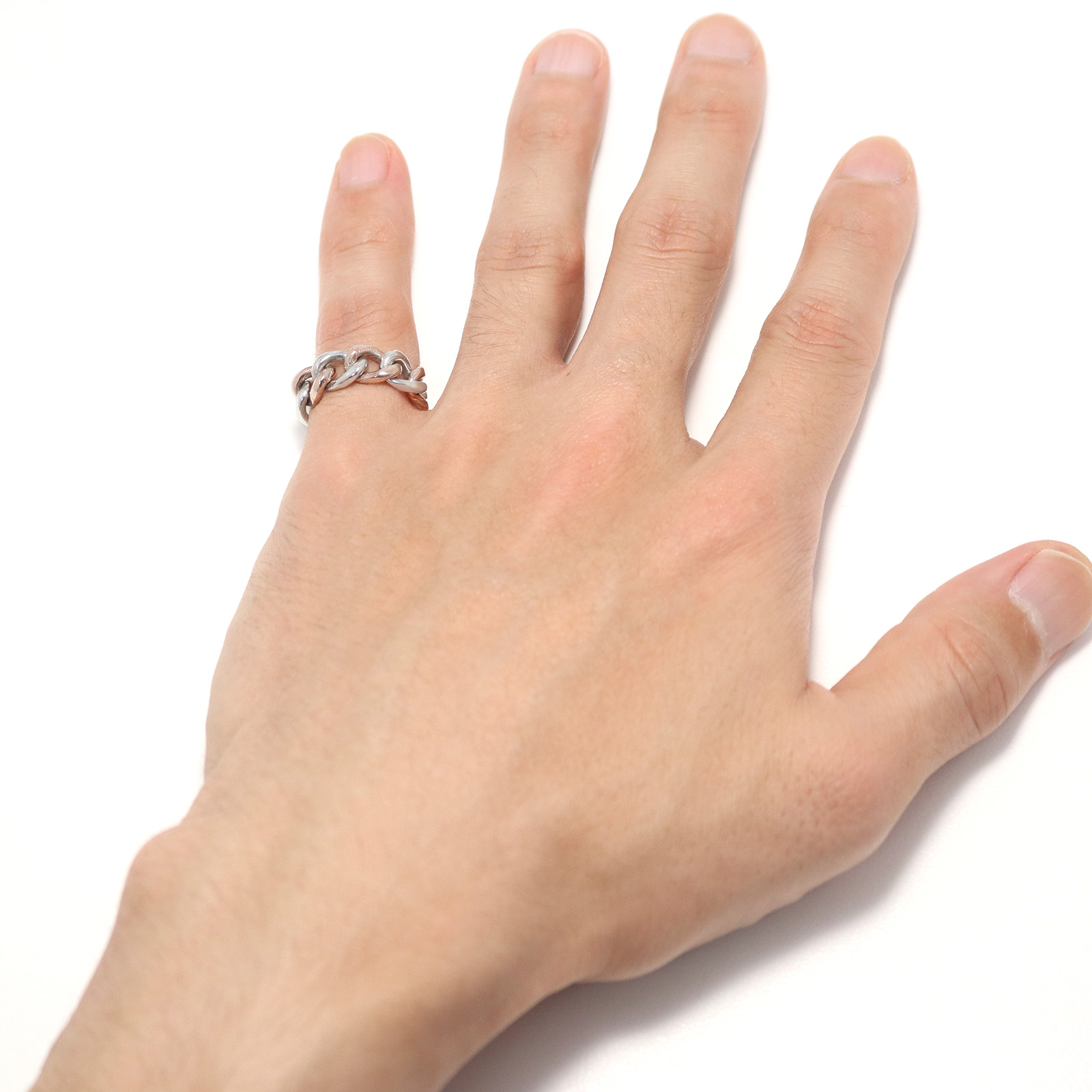 Suman Dhakhwa（スーマンダックワ） KIHEI Chain Ring MOKUME×Silver