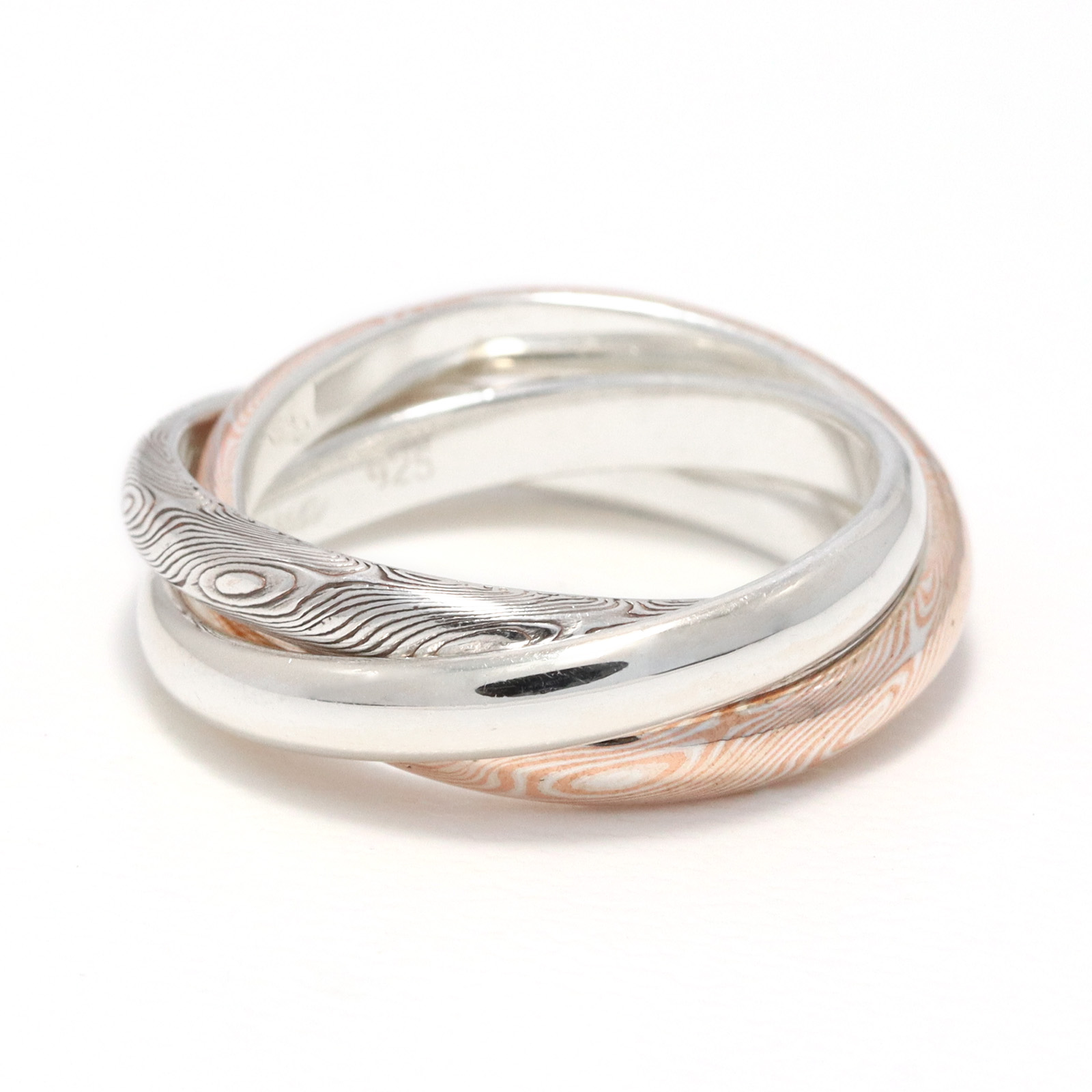 Suman Dhakhwa（スーマンダックワ） Triple Combination Ring - Silver 