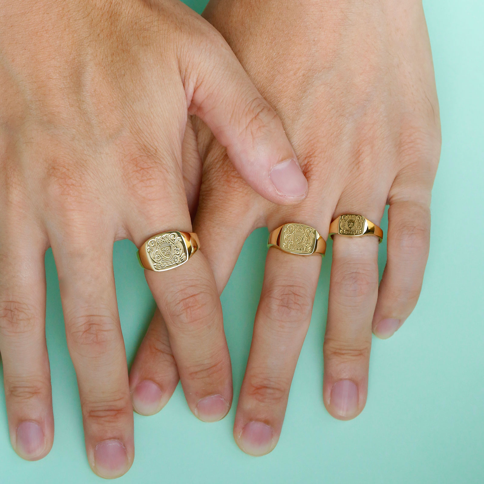 SYMPATHY OF SOUL（シンパシーオブソウル） Large Signet Ring 
