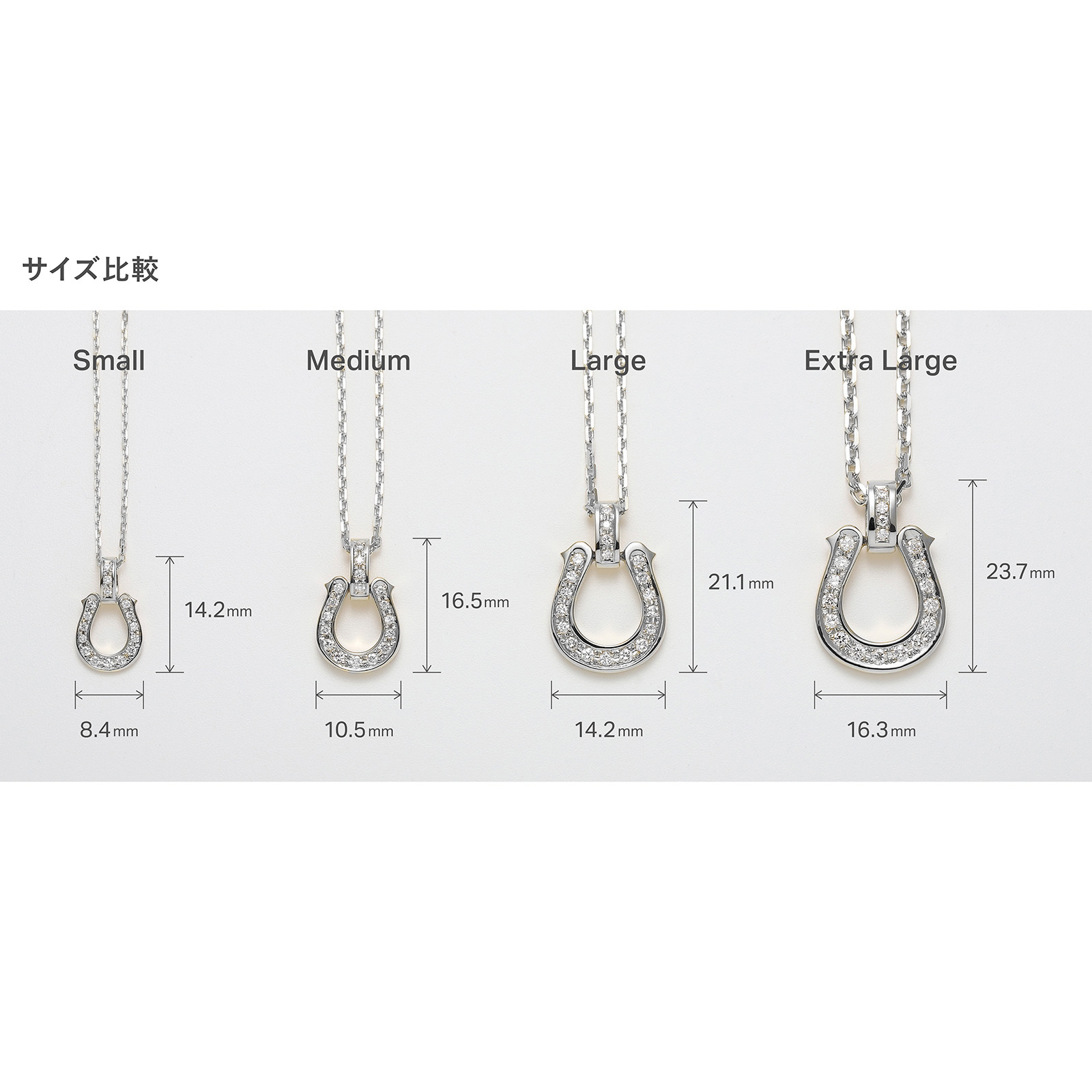 SYMPATHY OF SOUL（シンパシーオブソウル） Large Horseshoe Pendant 