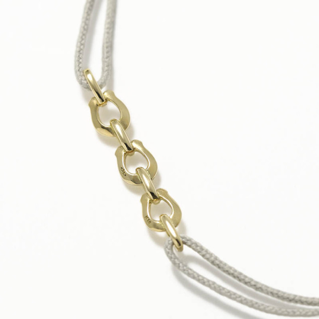 Trinity Horseshoe Cord Bracelet