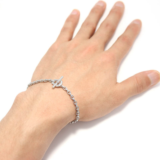 Thin Horseshoe Toggle Bracelet - Surface