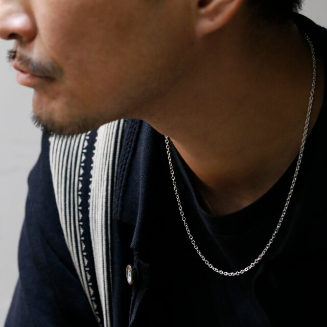 Silver Azuki Chain 2.7mm - Natural