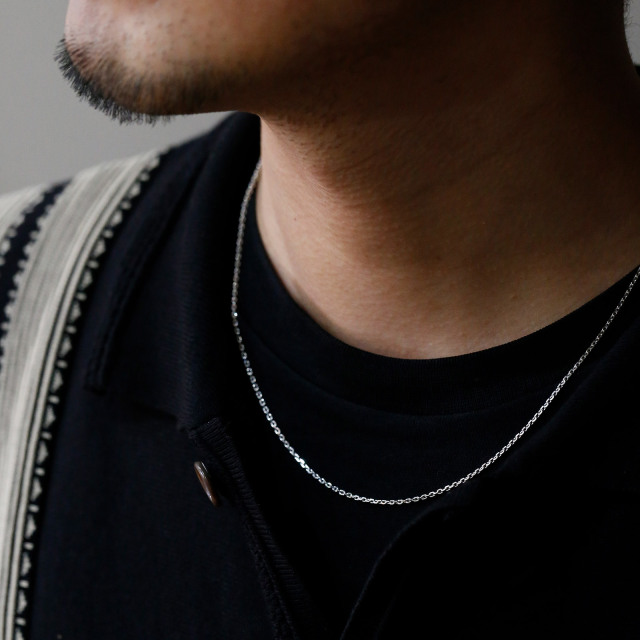 Silver Square Cable Chain
