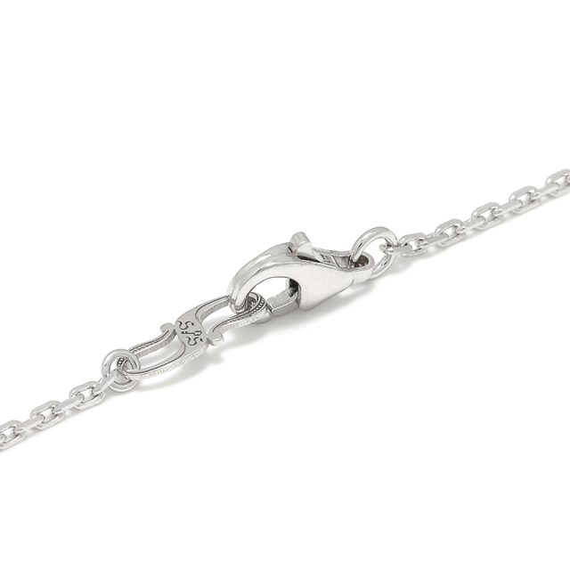 Silver Square Cable Chain 1.6mm