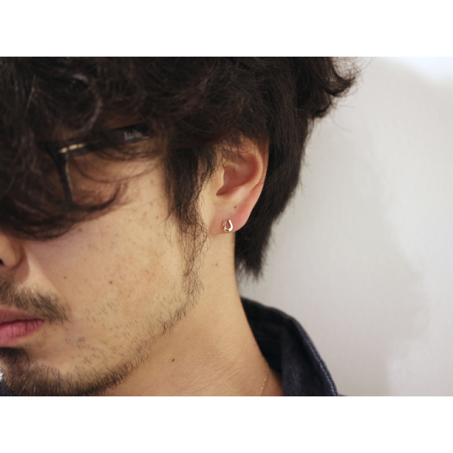 Horseshoe Pierce - K18 Yellow Gold