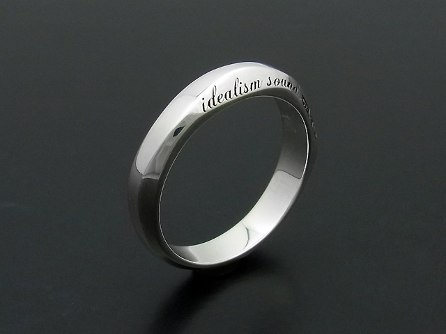 IDEALISM SOUND Silver Logo Ring [15号] - 通販 - olgapuri.org
