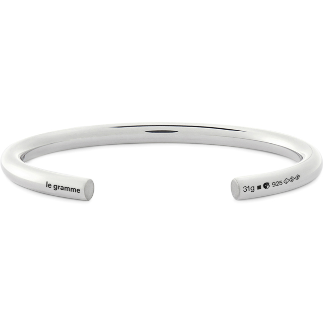 le gramme（ル・グラム） 31g polished bangle bracelet（31g 