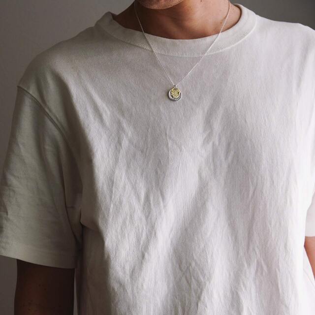 B.C. Coin Necklace / Hope Sun - Silver×K18Yellow Gold
