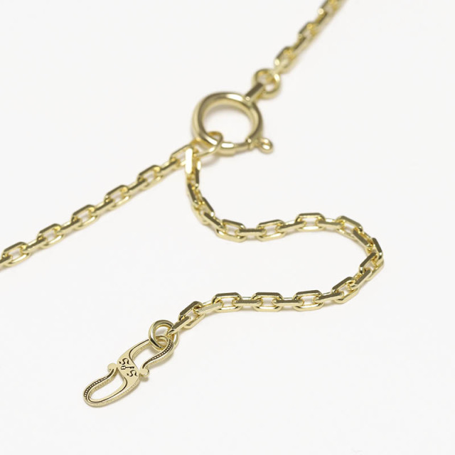 Ridge Horseshoe Necklace Large - K18Yellow Gold