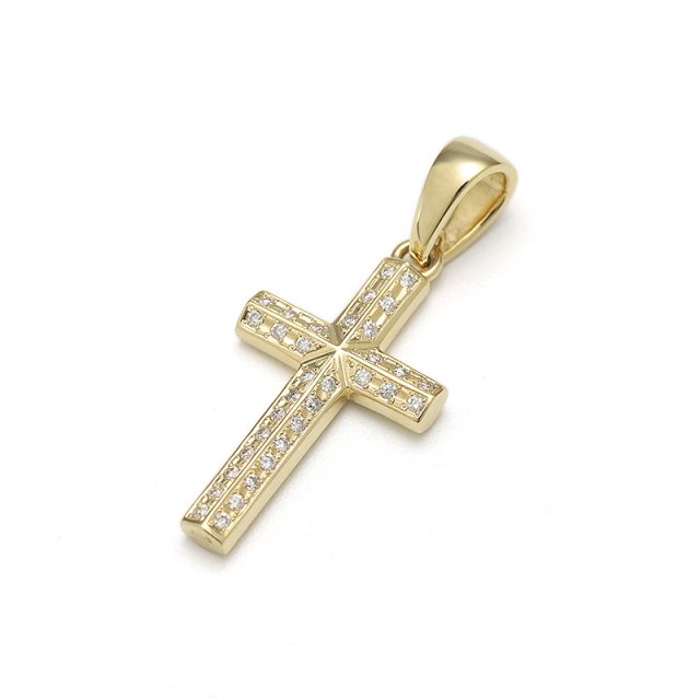 SYMPATHY OF SOUL（シンパシーオブソウル） Ridge Cross Pendant Small 