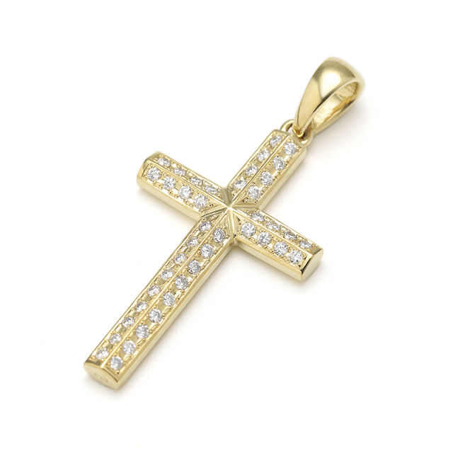 SYMPATHY OF SOUL（シンパシーオブソウル） Ridge Cross Pendant  