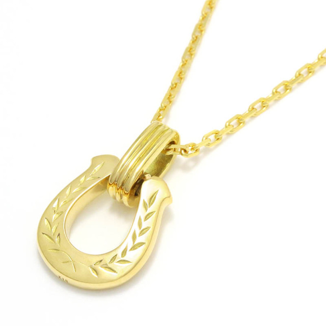 Horseshoe Amulet - Laurel - K18Yellow Gold